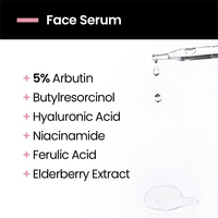 Arbutine Niacinamide éclaircissant pour le visage Anti-âge correction des taches foncées lueur sérum blanchissant crème ensemble de soins de la peau pour la peau noire