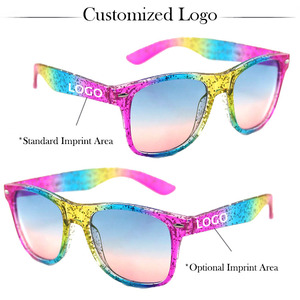 Mermaid Long Lanh Cầu Vồng Kính <span class=keywords><strong>Frames</strong></span> Nhựa Designer Womens Thời Trang Sunglasses <span class=keywords><strong>Bling</strong></span> Trang Trí Kính Mắt - Product Image 2