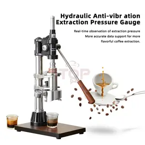 Máquina de café manual de pressão variável, máquina profissional de café cafetera all-in-one espresso máquina instantânea