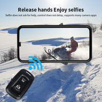 Control Remoto para Obturador de Cámara con Tecnología Inalámbrica Bluetooth, Botón Inalámbrico para Selfies para Teléfonos iPhone y Android