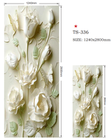 Panneaux muraux et plaques en PVC effet marbre UV personnalisés en usine, 2 mm - 3 mm, imprimés en 3D, film à effet marbre unique