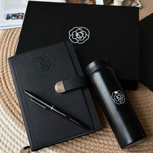 High End Gift Set Corporate Luxury Gift Promotion Items Notebook Cup Vacuum Flask Speaker Note <b>Book</b> Gift Set 2025 - Product Image 2
