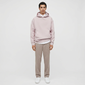 Ropa Urbana Personalizada de Invierno, Deportiva, Estilo Urbano, Vintage, 100% Algodón, Velour, Sudadera con Capucha y Media Cremallera Extra Grande para Hombre - Product Image 1