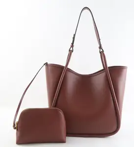 2023 Latest Women Female Tote Handbag Leather PU ODM OEM Guang Zhou Wholesale Retai Fashion Genuine Leather Autumn Sling