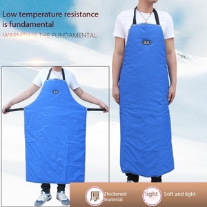 <span class=keywords><strong>Delantal</strong></span> protector criogénico de 90cm y 110cm para ropa de seguridad de nitrógeno líquido con mango - Product Image 3