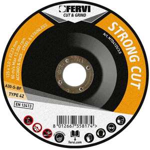 FERVI - MTD4230/3.0 Disque de coupe «Strong Cut» avec centre déprimé-EAN 8012667358198 ABRASIVES CUTTING DISCS - Product Image 1