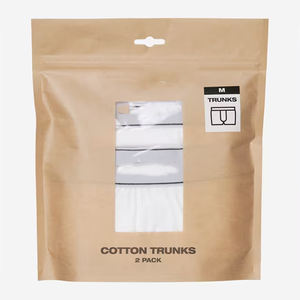 Sous-vêtements pour hommes en coton pur de qualité en gros, boxers souples, basiques, respirants, en coton - Product Image 3