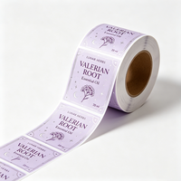 Autocollants pour étiquettes cosmétiques TEDDY, vinyle BOPP, feuille d'or, étiquettes pour cosmétiques, parfums, flacons en verre