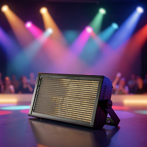 Luce Stroboscopica LED RGB 200W con <span class=keywords><strong>Effetto</strong></span> Wash, 960 LED, 8 Segmenti, Dimmerabile, per Palcoscenico, DJ, Discoteca, Bar, Concerti - Product Image 2