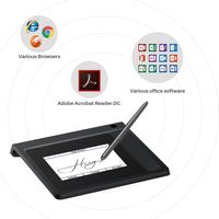 Huion DS530 इलेक्ट्रॉनिक हस्ताक्षर पर कब्जा पैड 5 इंच डिजिटल एलसीडी स्क्रीन बैटरी-नि: शुल्क पेन के साथ होटल के लिए फैक्टरी प्रत्यक्ष