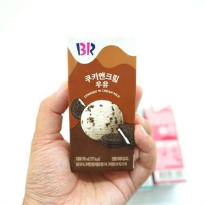 Đồ ăn nhẹ Hàn Quốc 190ml <span class=keywords><strong>Baskin</strong></span> Robb Sữa Đồ uống cửa hàng tiện lợi nóng bán Marshmallow bạc hà có hương vị nước giải khát - Product Image 4