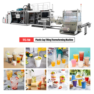 全自动倾斜模具透明聚酯桶和塑料杯生产制造机价格 - Product Image 5