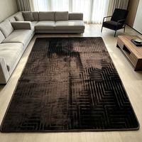 Tapis de salon 100 % polyester à prix abordable, idéal pour hôtels et usage domestique, fourni directement par l'usine chinoise - Alfombras Para Sala