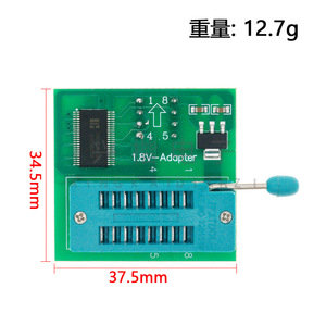 Adaptador de 1,8 V SOP8 DIP8 SPI, placa de conversión de memoria Flash para sistemas integrados de reparación de PCB MX25 W25 - Product Image 4