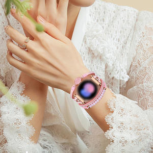 Correas de Reloj Transpirables de Cuero para Reloj <span class=keywords><strong>6</strong></span>/5/4 y para Reloj 5 <span class=keywords><strong>Pro</strong></span>, Correa de Moda para Mujer - Product Image 6