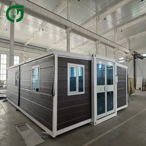Modulaire moderne 20 pieds préfabriqué Miniature verre Mobile Office <span class=keywords><strong>Ready</strong></span>-<span class=keywords><strong>Made</strong></span> Kit Set Cabin Home-Container House for Bedroom Use - Product Image 1