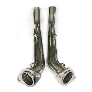 适用于宝马E92 M3 GRWA不锈钢304镜面抛光汽车排气系统 + Y管，包括两个阀门 - Product Image 5