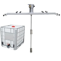 Moteur à engrenages antidéflagrant 2HP 1000L 200 gallons, outils pneumatiques pour agitateur à air, mélangeur de fûts IBC, traitement des produits chimiques, modèle AP350