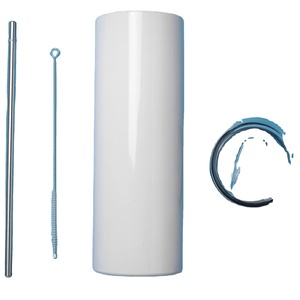 20 oz Stainless Steel Vacuum Insulated Leak-Proof Straight Tumbler Cups 50 Pack Bulk Sublimation Blanks - Product Image 3