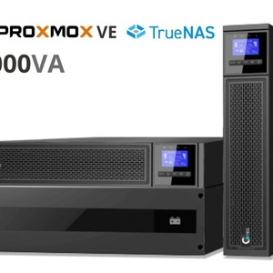GTEC <b>UPS</b> <b>Power</b> <b>Supply</b> MXR3K0MM 3000VA Rack Tower TrueNAS Proxmox VE Compatible - Product Image 2