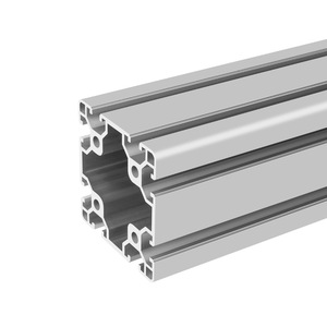 European Standard 8080 Aluminum Profile 6063 T5 <b>Square</b> Tube Industrial Automation <b>Frame</b> Anodized Foshan Made - Product Image 1