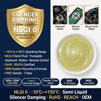 Grasa Amortiguadora NLGI 0, Lubricante Semilíquido para Interruptores de Teclado, Control Remoto, Rueda de Desplazamiento del Ratón, Viscosidad Personalizada, Fábrica OEM