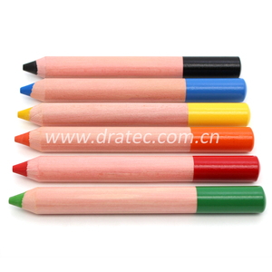 <span class=keywords><strong>Crayons</strong></span> de cire en bois 3-en-1 FSC avec logo OEM d'usine, ensemble de <span class=keywords><strong>crayons</strong></span> aquarelles géants, <span class=keywords><strong>crayons</strong></span> de cire en bois personnalisés pour le dessin des enfants - Product Image 2