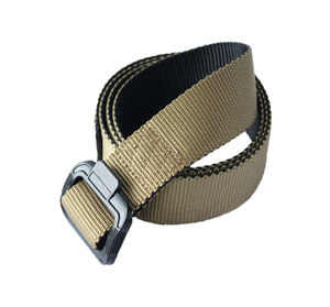 เข็มขัดผ้าใบ HB9298 ขนาด 120 ซม. พร้อมหัวเข็มขัดพลาสติกแบบวงแหวน สีเขียว ดำ กากี น้ำตาล - Product Image 4