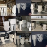Purificateur d'eau KEMFLO Yitai 100A-B6, machine à osmose inverse pour eau potable directe KR0100-RB61W, coton PP et charbon actif officiels