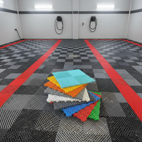Intelligente Abfluss-Garagenbodenfliesen aus hochdichtem, wasserdichtem Kunststoff für den Innenbereich, 3D-Modell-Design, Autowasch-Gittermatten