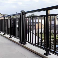 Système de garde-corps pour balcon, escalier et terrasse en acier galvanisé, fer et aluminium, anti-corrosion, pour intérieur, avec couleur personnalisée