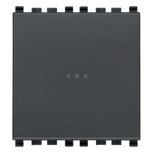 Interruttore assiale 1P 16AX 2M grigio per parete - Product Image 1