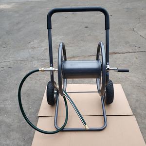 Enrouleur de <span class=keywords><strong>tuyau</strong></span> d'<span class=keywords><strong>arrosage</strong></span> de jardin de type nouveau 2022, chariot en PVC, soudeur en métal, acier inoxydable, fonte, plastique <span class=keywords><strong>sur</strong></span> roues, guide de <span class=keywords><strong>tuyau</strong></span> de 100 pieds - Product Image 2