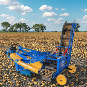 Mini Cosechadora Automática para Patatas, Cebollas, Zanahorias y Cacahuetes, Excavadora de Productos Agrícolas con Tracción por Tractor, Nueva y Usada - Product Image 1