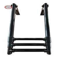 Échelle télescopique en fibre de carbone FOYO, super légère, haute résistance à la corrosion, accessoires marins pour yacht et bateau
