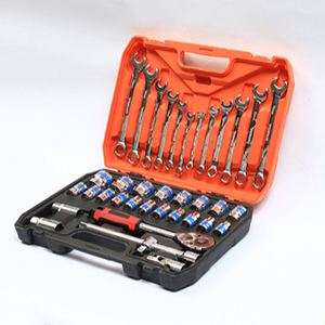 Kết Hợp Phổ Biến Nhất Cờ Lê Bộ Chuyển Đổi Ba Chiều Bộ Công Cụ 37 Chiếc Với Hộp Nhựa Để Sửa Chữa Xe Hơi - Product Image 1