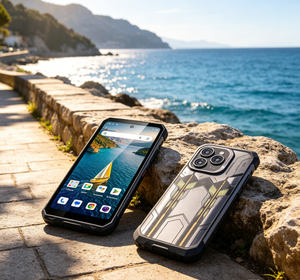 Téléphone robuste Uniwa F917 6,79 pouces Android 14 48MP 20MP Caméra de vision nocturne NFC Télécommande IR 128 Go Helio G85 7500 mAh IP68 4G LTE - Product Image 3
