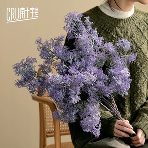 Flores Artificiales de Color Morado, Variedad Mixta, Hechas a Mano, Decoración para el Hogar, Estilo Mediterráneo, Accesorios para Fotografía - Product Image 3