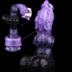 YOCY Fantasy Dog <b>Dildo</b> Knot Sex Toys,Animal <b>Dildo</b> Wolf <b>Dildo</b> Adult Toys 9'',Textured Monster <b>Dildo</b> Knotted <b>Dildo</b> for Anal G Spot - Product Image 1