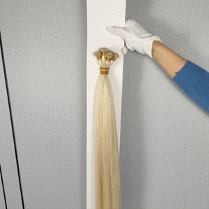 ผมต่อแบบยุโรปยี่ห้อ Jasminebeauty ทำจากผมแท้ Remy  ถักด้วยมือ สีตามสั่ง  รักษาชั้นหนังกำพร้าผม  แบบเวฟ - Product Image 3