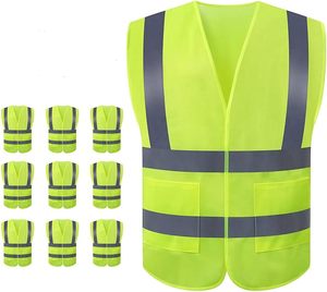 Reflective in Night PPE Equipment Security Safety Vests Hi-Vis Workwear