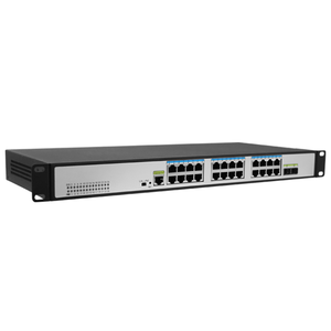 Commutateurs d'agrégation de fibres L2 gérés de haute qualité à prix réduit, avec 2 ports SFP 1000M et 24 ports réseau 1000M - Product Image 2