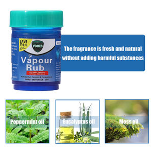 Vapour Rub Branco Cooling Bálsamo Pomada para Dor de Cabeça Tonturas Creme Articulações Dor Cuidados de Saúde Mentol Bálsamo 25ml - Product Image 5