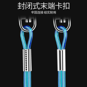 Canne à pêche télescopique automatique en fil d'acier, haute élasticité, rétractable, pour pêche en eau douce, réservoir, étang, ligne de pêche à la main, pistolet de pêche - Product Image 3