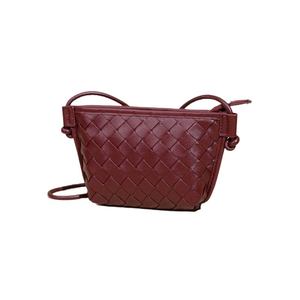 <span class=keywords><strong>Borsa</strong></span> a <span class=keywords><strong>tracolla</strong></span> mini intrecciata fatta a mano da donna, retrò, tinta unita, a forma di dumpling, portamonete, piccola pochette a <span class=keywords><strong>tracolla</strong></span> in pelle intrecciata, <span class=keywords><strong>borsa</strong></span> carina - Product Image 6