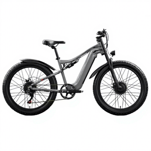 Vélo électrique tout-terrain robuste pour homme 2000W à double moteur, batterie longue durée 17.4Ah, freins à disque hydrauliques, 7 vitesses, pneus tout-terrain 26 pouces - Product Image 5