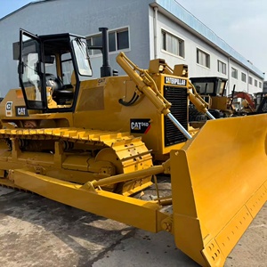 รถดันดิน CAT D6D สีเหลือง เครื่องยนต์ดีเซล แรงบิดสูง ความจุดันดิน 8.4 เมตร รับประกัน 1 ปี สำหรับงานฟาร์ม - Product Image 2