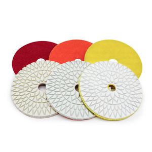 Tampon de polissage diamanté flexible Premium Sunflower pour le travail de la pierre W1 W2 W3, pour le polissage du granit et du marbre à l'eau - Product Image 3