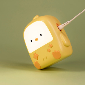 Lámpara Nocturna con Forma de Pato, Carga USB, LED Blanco Cálido, Control Táctil, para Dormitorio Infantil - Product Image 3