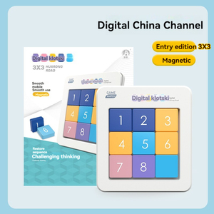 Sudoku magnetics khối kỹ thuật số siêu trượt Câu Đố cầm tay trò chơi du lịch gốc Câu Đố trượt khối trò chơi - Product Image 4